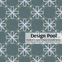 DesignPool_P2a1_Check Flowers_Aqua