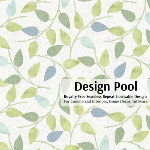 DesignPool_P333a1_Geometric Vines_Green