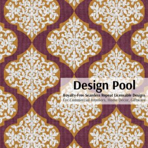 DesignPool_P374a1_Lace Ogee_Red
