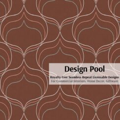 DesignPool_P375b2_Tri-Linear Ogee_Red
