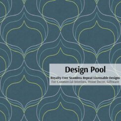 DesignPool_P375b4_Tri-Linear Ogee_Aqua