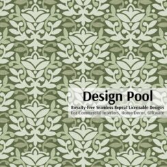DesignPool_P376a3_Damask_Green