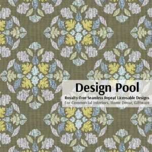 DesignPool_P379a1_Leaf Diamond_Green