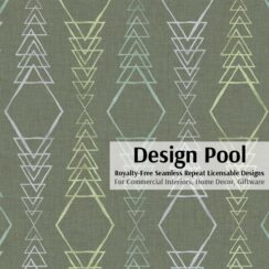 DesignPool_P380a2_Diamond Triangle Stripe_Green