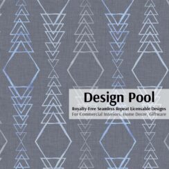 DesignPool_P380a3_Diamond Triangle Stripe_Blue