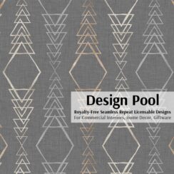 DesignPool_P380a4_Diamond Triangle Stripe_Gray