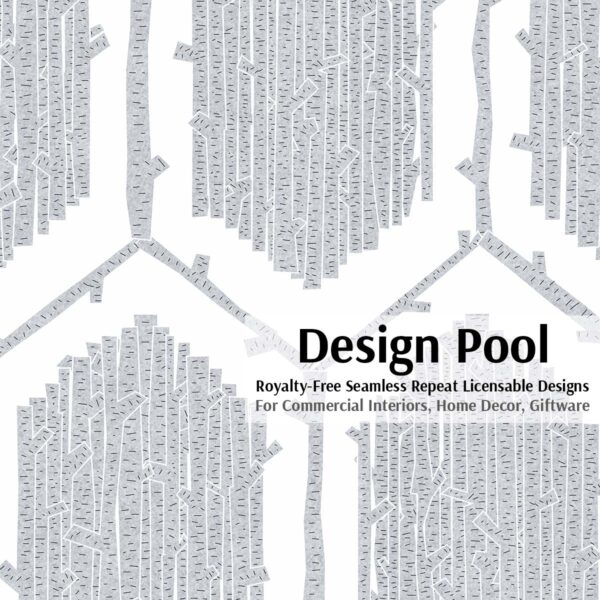 DesignPool_P381b1_Birch Hexagon_Gray
