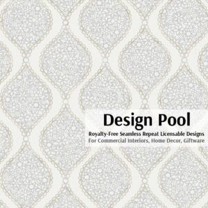 DesignPool_P383a1_Lace Floral Ogee_Gray