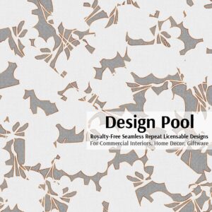 DesignPool_P40a1_Modern Floral Outine_Gray