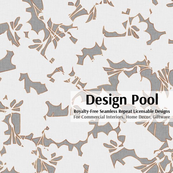 DesignPool_P40a1_Modern Floral Outine_Gray