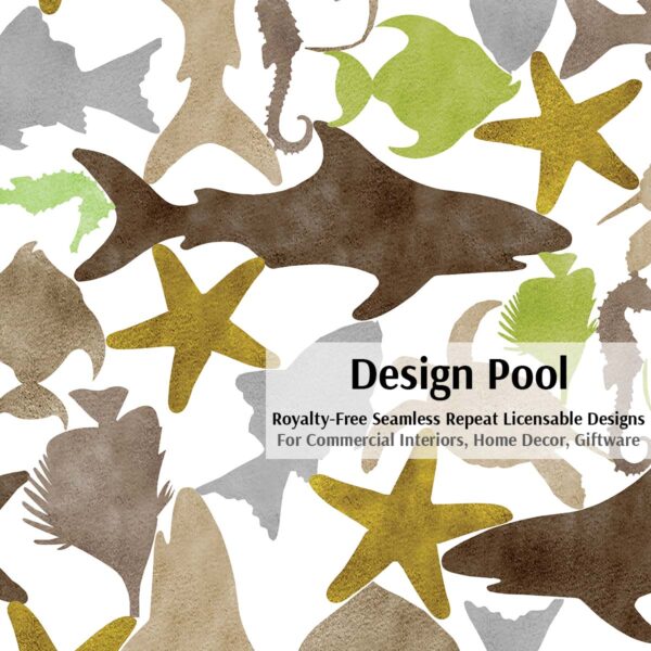 DesignPool_P530a1_Watercolor Sea Life_Brown