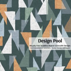 DesignPool_P609a3_Triangle Overlay_Aqua