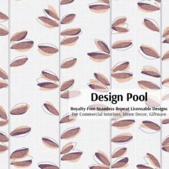 DesignPool_P632a1_Watercolor Leaf Vines_Purple