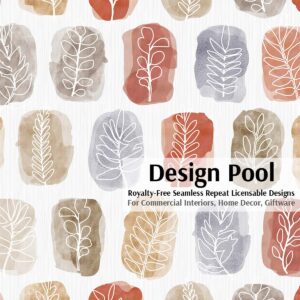 DesignPool_P635a1_Watercolor Leaf Stamp_Red