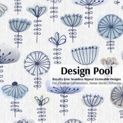 DesignPool_P637a3_Watercolor Sketch Floral_Blue