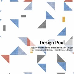 DesignPool_P688a3_Floating Triangles_Blue