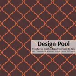 DesignPool_P695b4_Neon Quatrefoil Tile_Orange