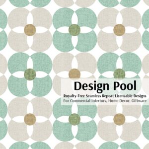 DesignPool_P6a1_Rounded Flower Check_Aqua