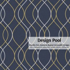 DesignPool_P721a3_Skipped Ogee_Blue