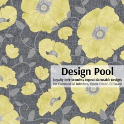 DesignPool_P774a3_Floral Poppies_Yellow