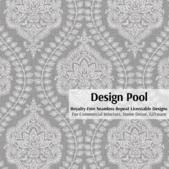 DesignPool_P786a1_Ogee Indian Lace_Gray