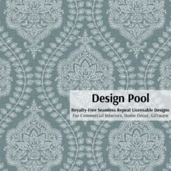DesignPool_P786a2_Ogee Indian Lace_Aqua