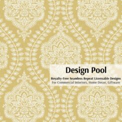 DesignPool_P786a4_Ogee Indian Lace_Yellow
