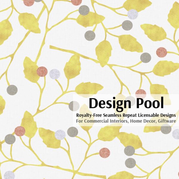 DesignPool_P78a1_Leaf and Berry_Yellow