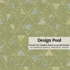 DesignPool_P804a1_Striped Diamond Triangle_Green