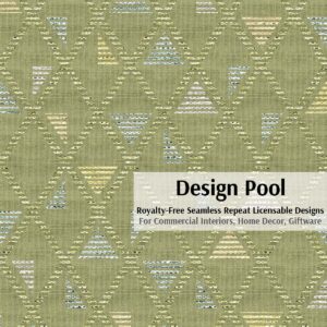 DesignPool_P804a1_Striped Diamond Triangle_Green