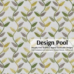 DesignPool_P916b3_Undulating Leaves_Green