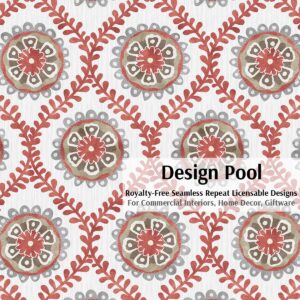 DesignPool_P942b1_Ogee Flower_Red