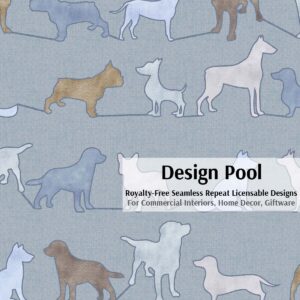 DesignPool_P951a1_Dogs_Blue