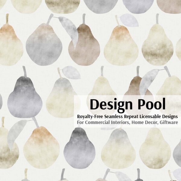 DesignPool_P952a1_Watercolor Pears_Cream