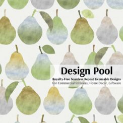 DesignPool_P952a2_Watercolor Pears_Green