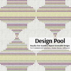 DesignPool_P985a1_Mini Mosaic Ogee_Purple