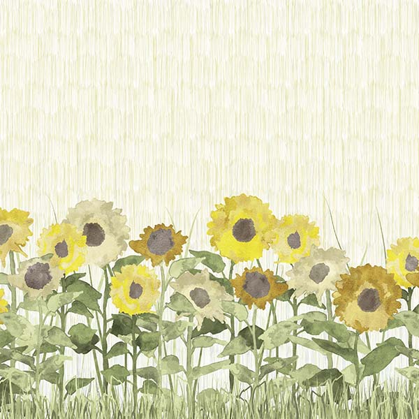 Sunflower Field Sky Pattern P1474