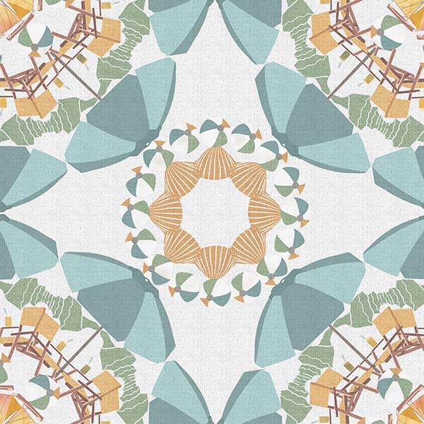 Kaleidoscope Beach Pattern P2143