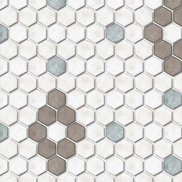 Hexagon Diamond Tile Pattern P2234