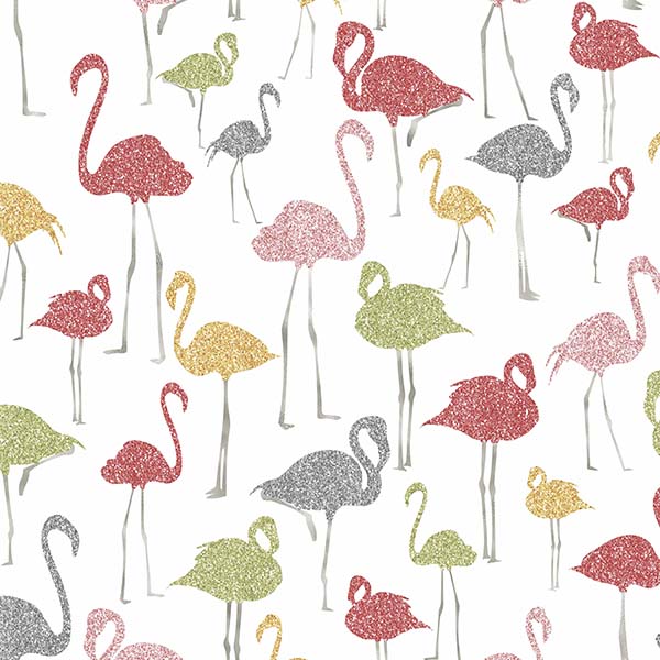 Sparkle Flamingos Pattern P2256