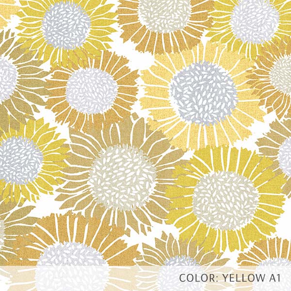 Sunflowers Pattern P1223 in Yellow