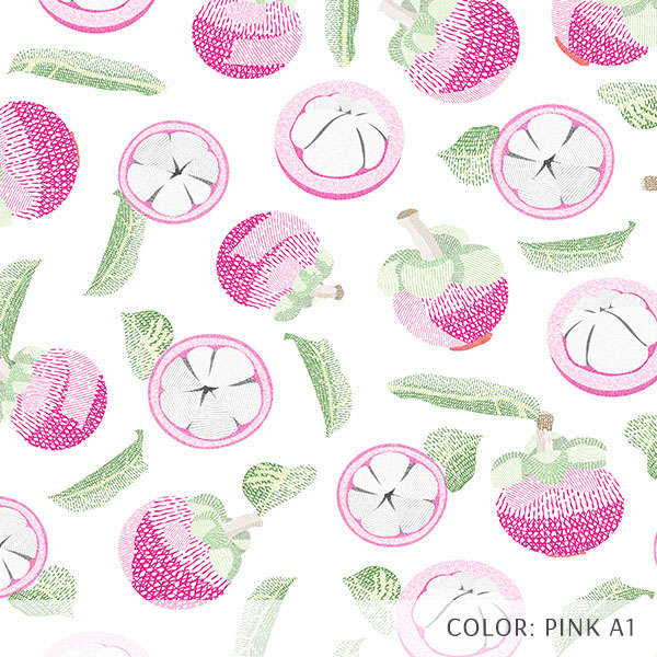 Cross Hatch Mangosteen Pattern P2307 in Pink
